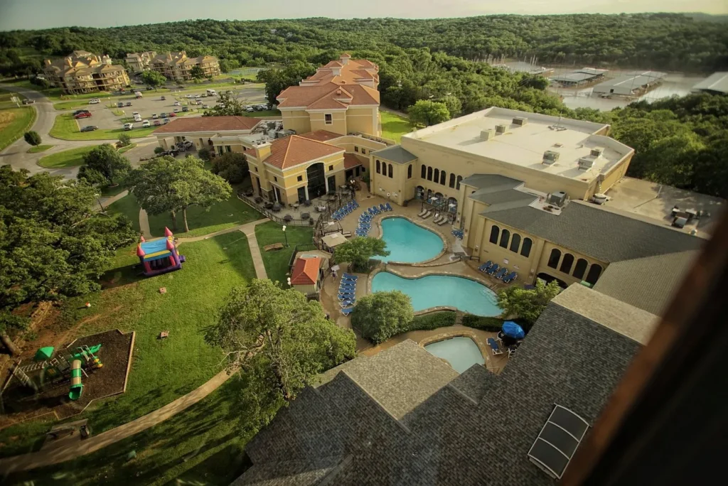 Residential property exterior in Pottsboro Texas served by Texoma Surface Solutions