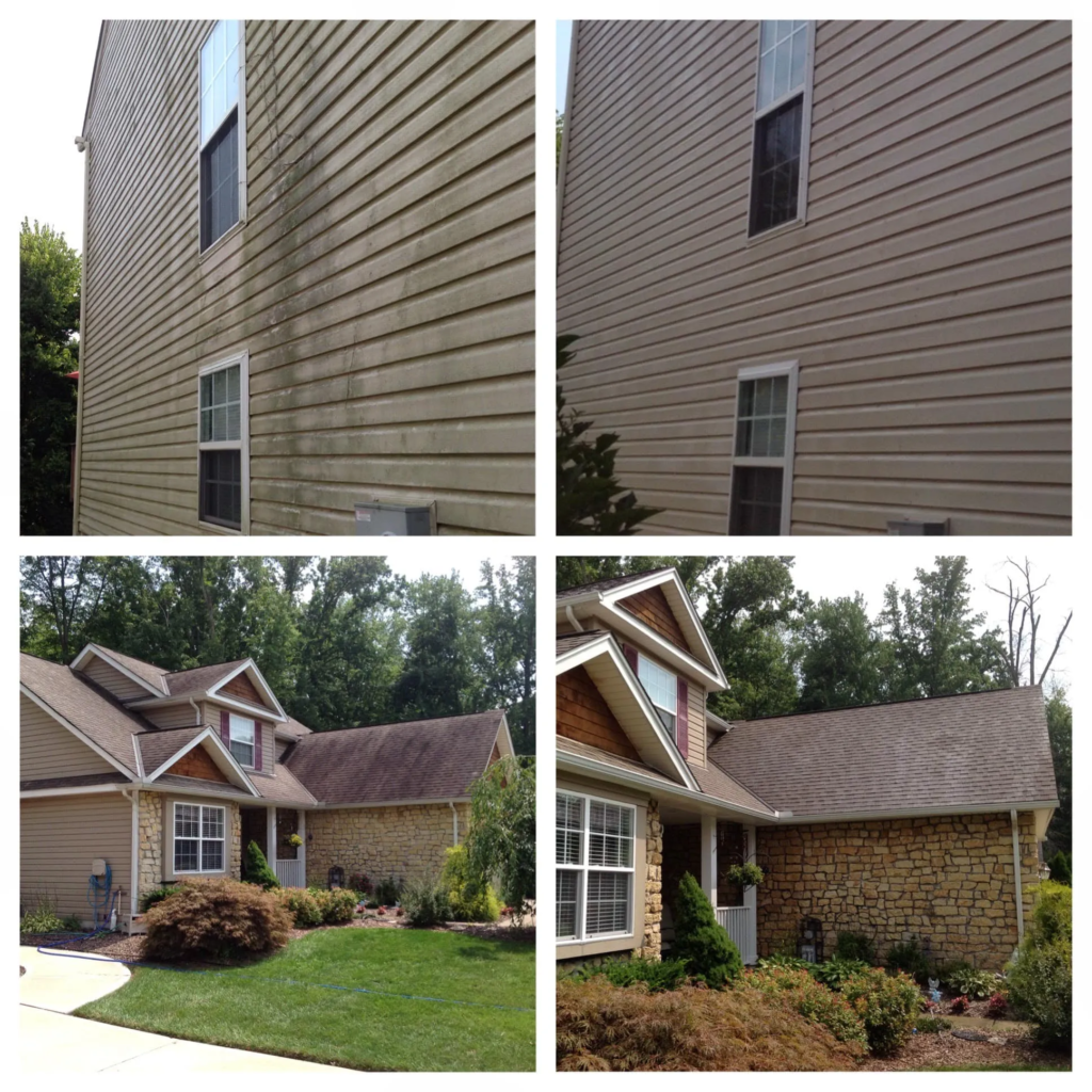 Texoma Surface Solutions team providing exterior cleaning services